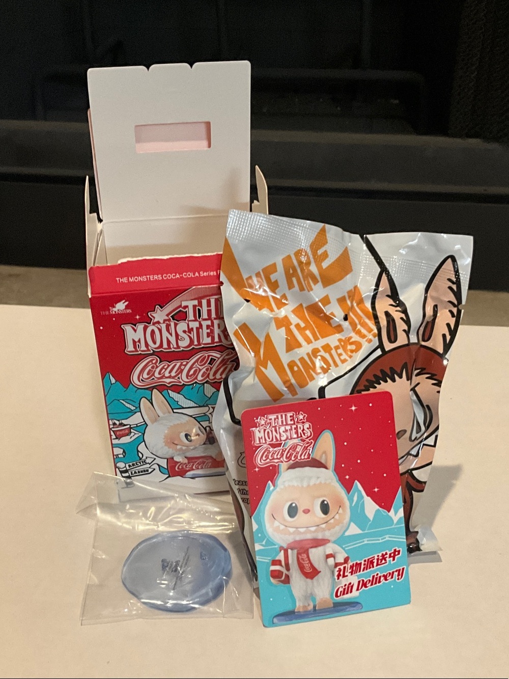 The Monsters COCA COLA Series Gift Delivery Figurine